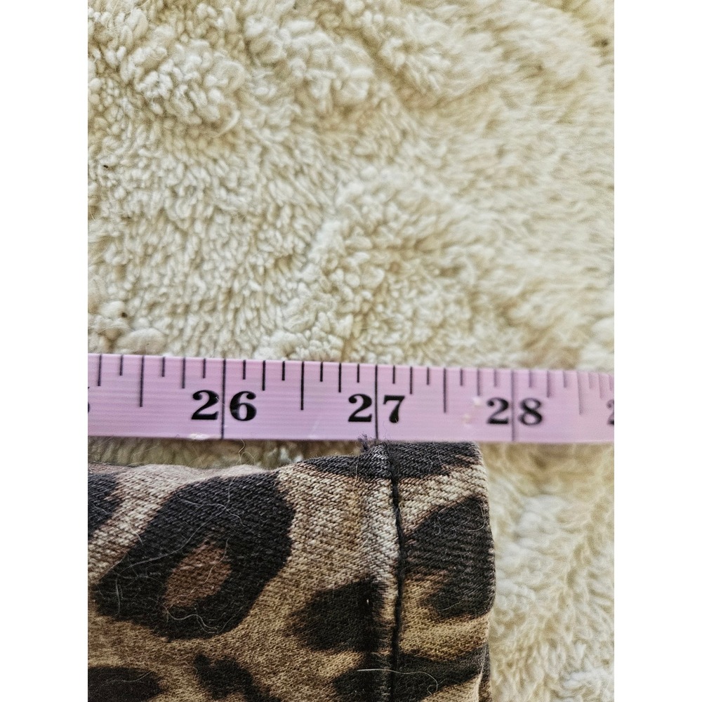 Lane Bryant Leopard Print Skinny Jeans Plus Size 16 Animal Print Pants m118641 - Picture 6 of 7